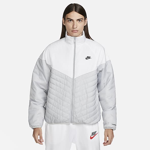 Nike white padded jacket clearance